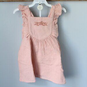 Gerber Size 18M Pink Muslin Dress Set